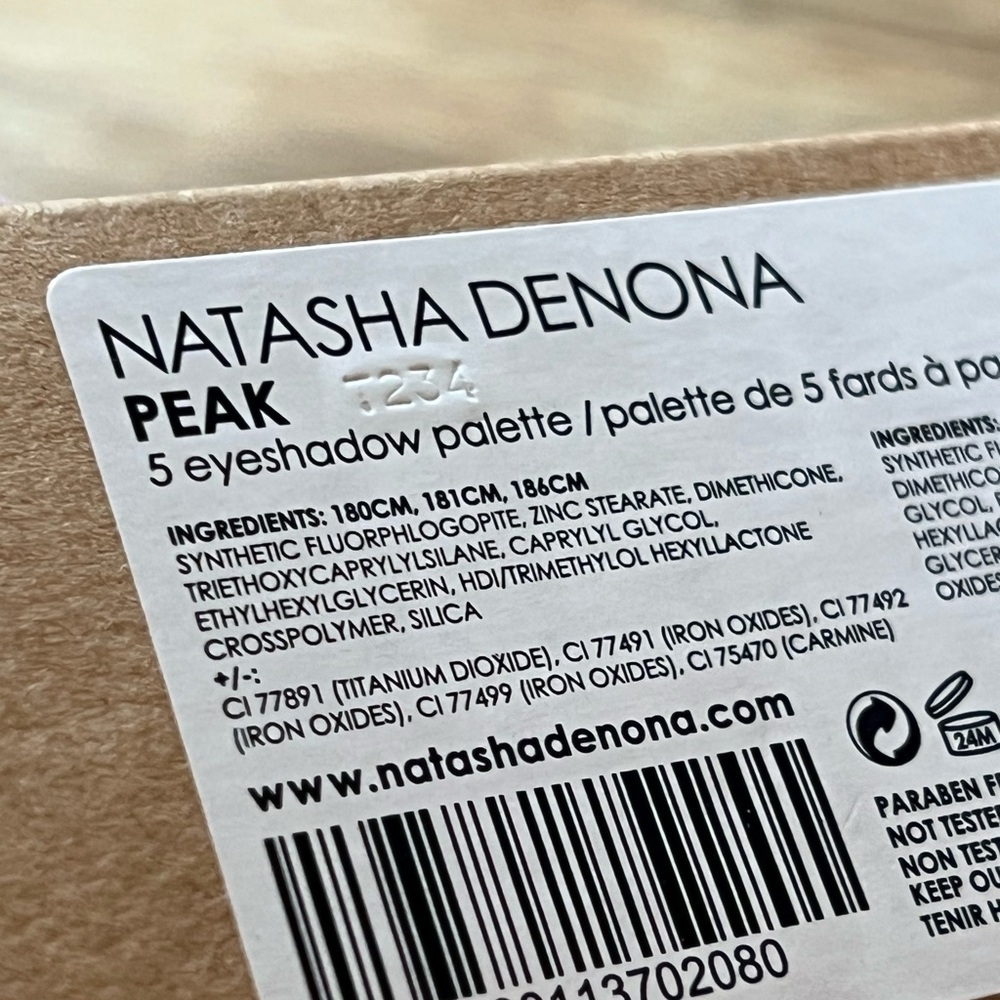 NATASHA DENONA • MINI EYESHADOW PALETTE • PEAK PALETTE - Picture 4 of 4